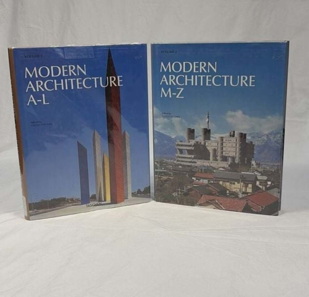 Modern Architecture A-Z 2-Volume Set Edited by Laszlo Taschen (Hardcover)